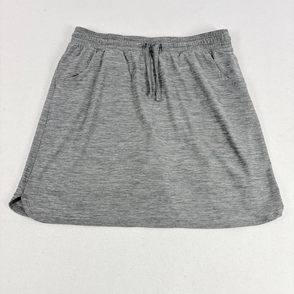 Duluth Athletic Skort Women's Medium Gray Excellent Gorpcore Activewear
